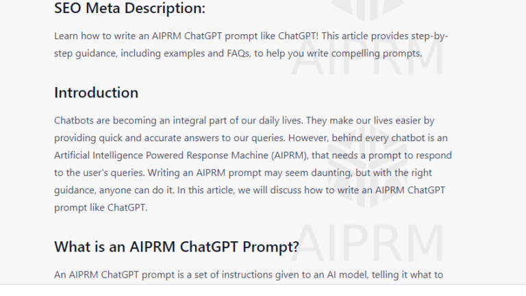 If I Can Write an AIPRM ChatGPT Prompt So Can You