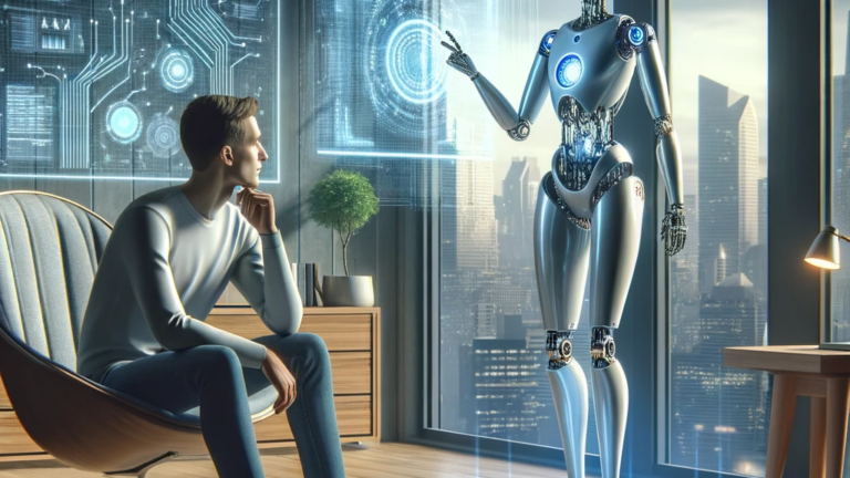 Futuristic Harmony - The Dialogue Between Human and AI