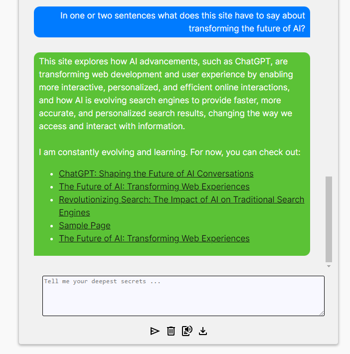 Kognetiks Chatbot - Enhanced Knowledge Navigator Responses